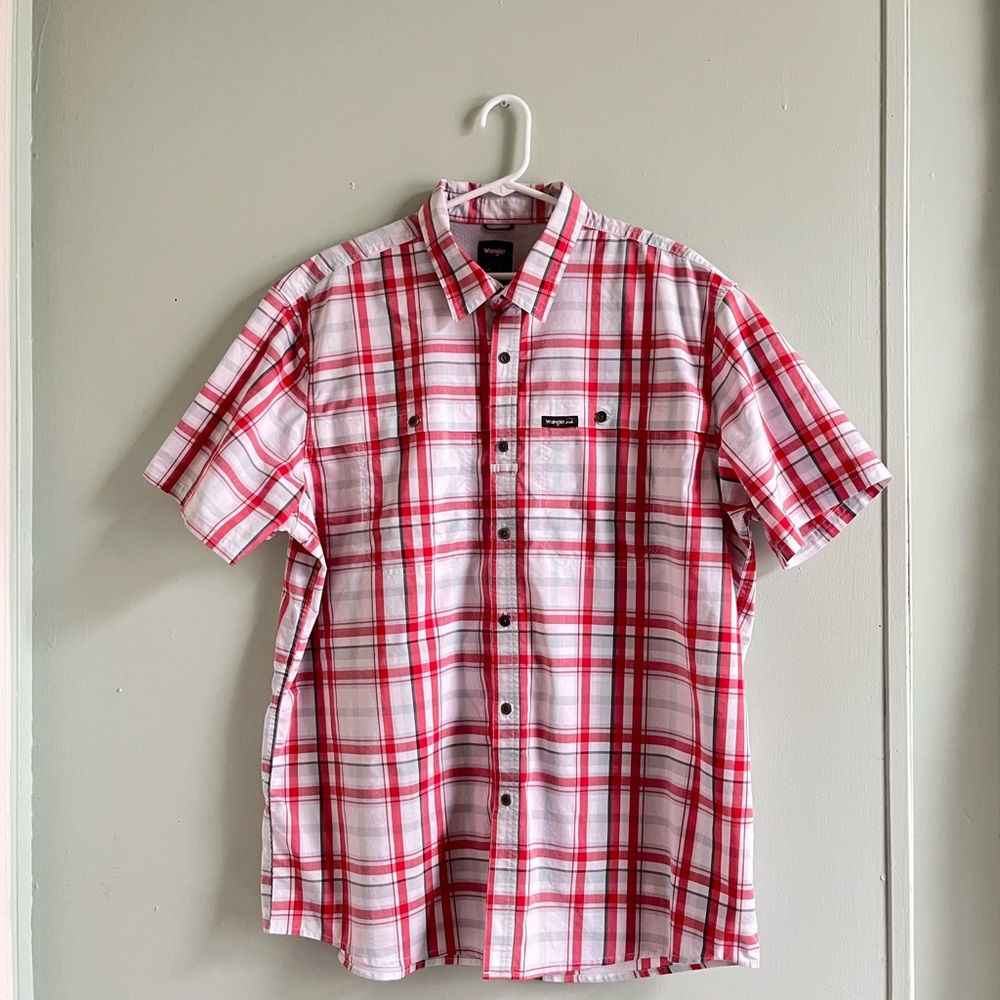 Wrangler Red Plaid Men's Shirt